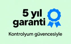 5 Yıl Garanti