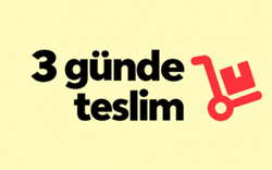 Ürünü hemen şimdi satın alabilirsiniz ve 3 iş günü içerisinde tarafınıza sevkini gerçekleştirebiliriz.