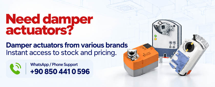 Air damper actuators