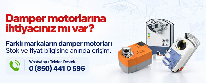 Hava damper motorları
