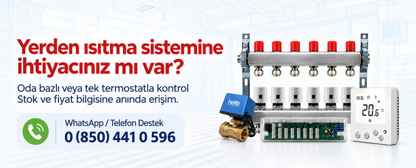 Yerden ısıtma kontrol sistemleri