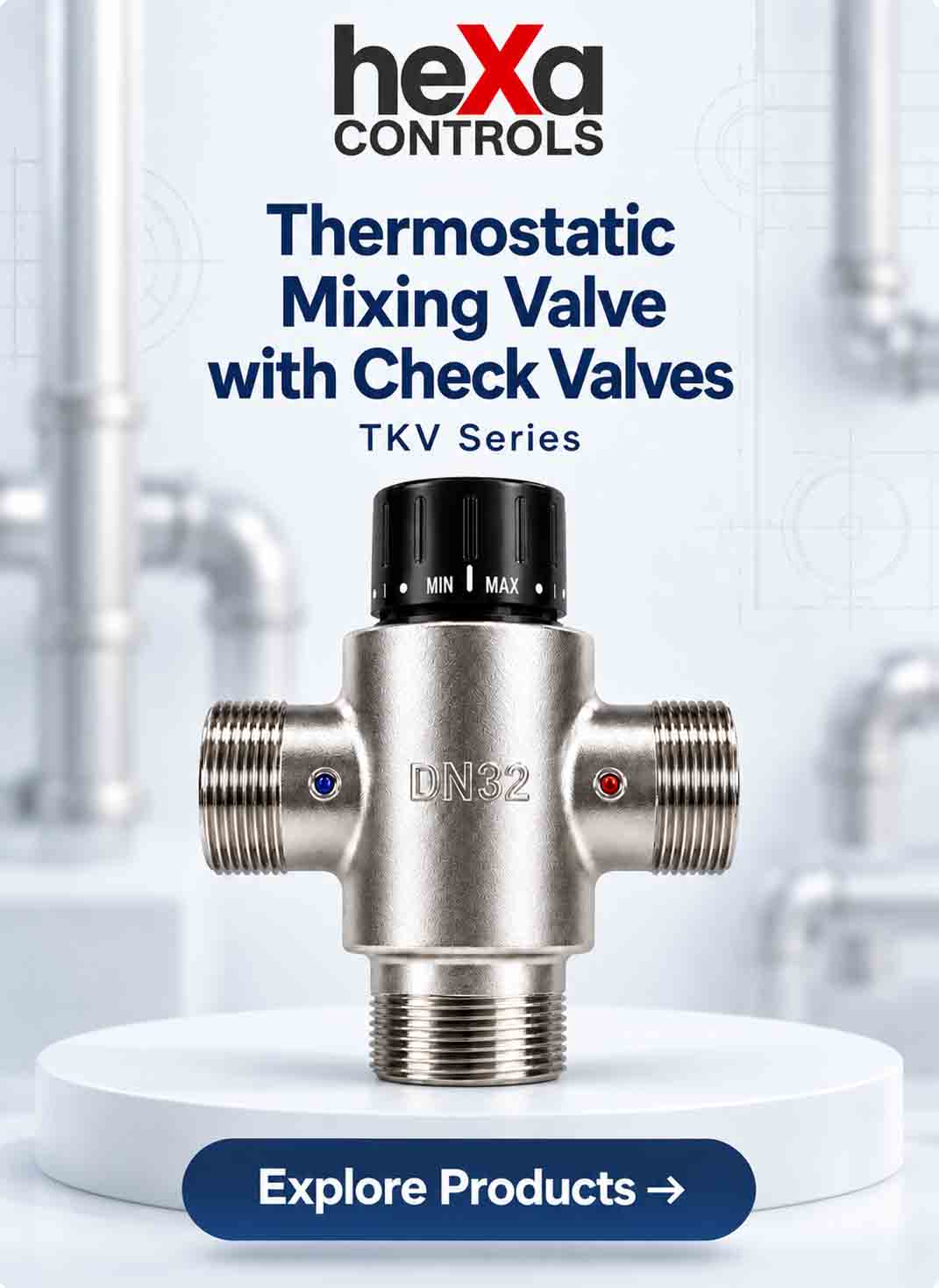 TKV series mixing valves
