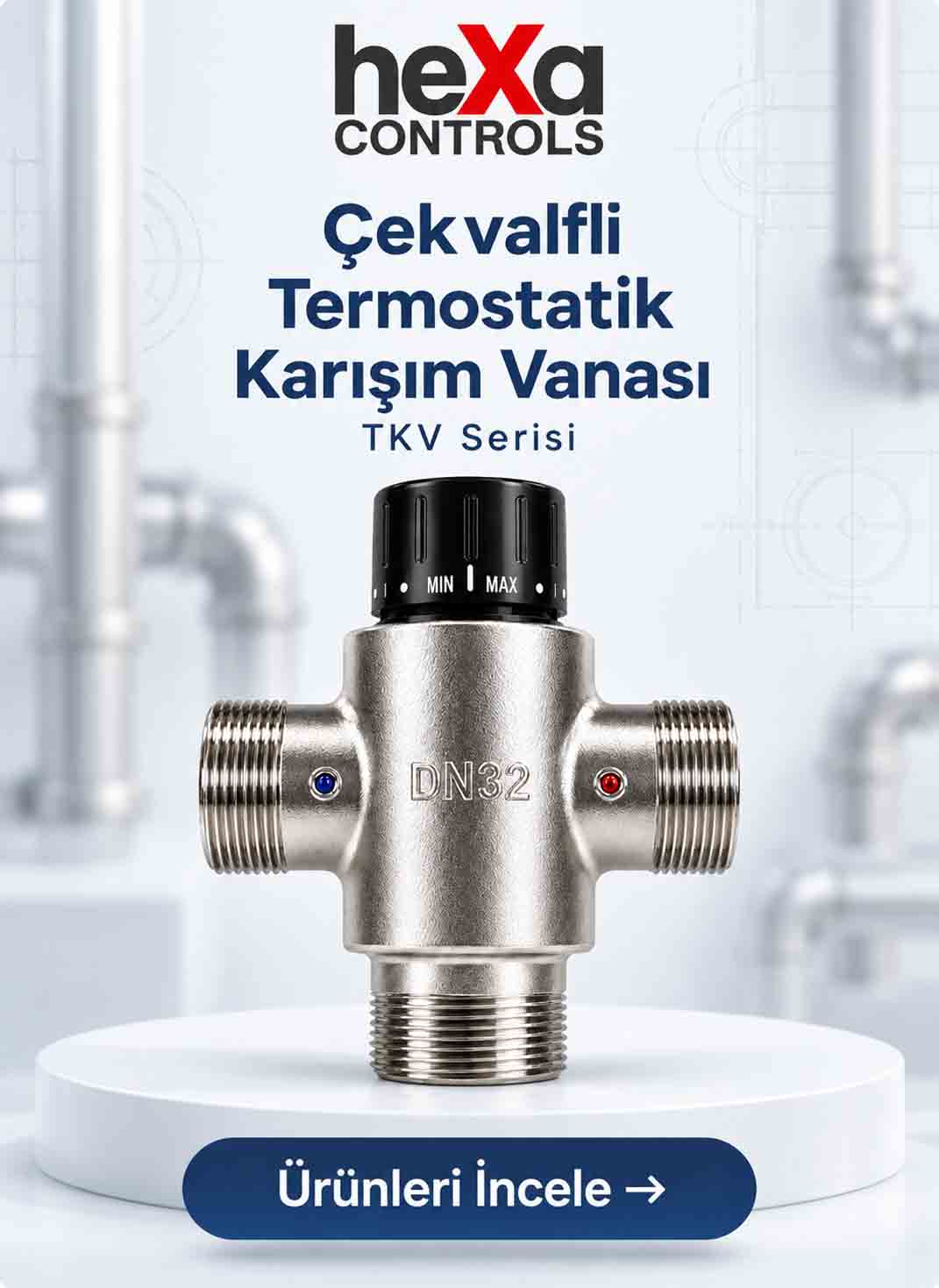 TKV serisi karışım vanaları