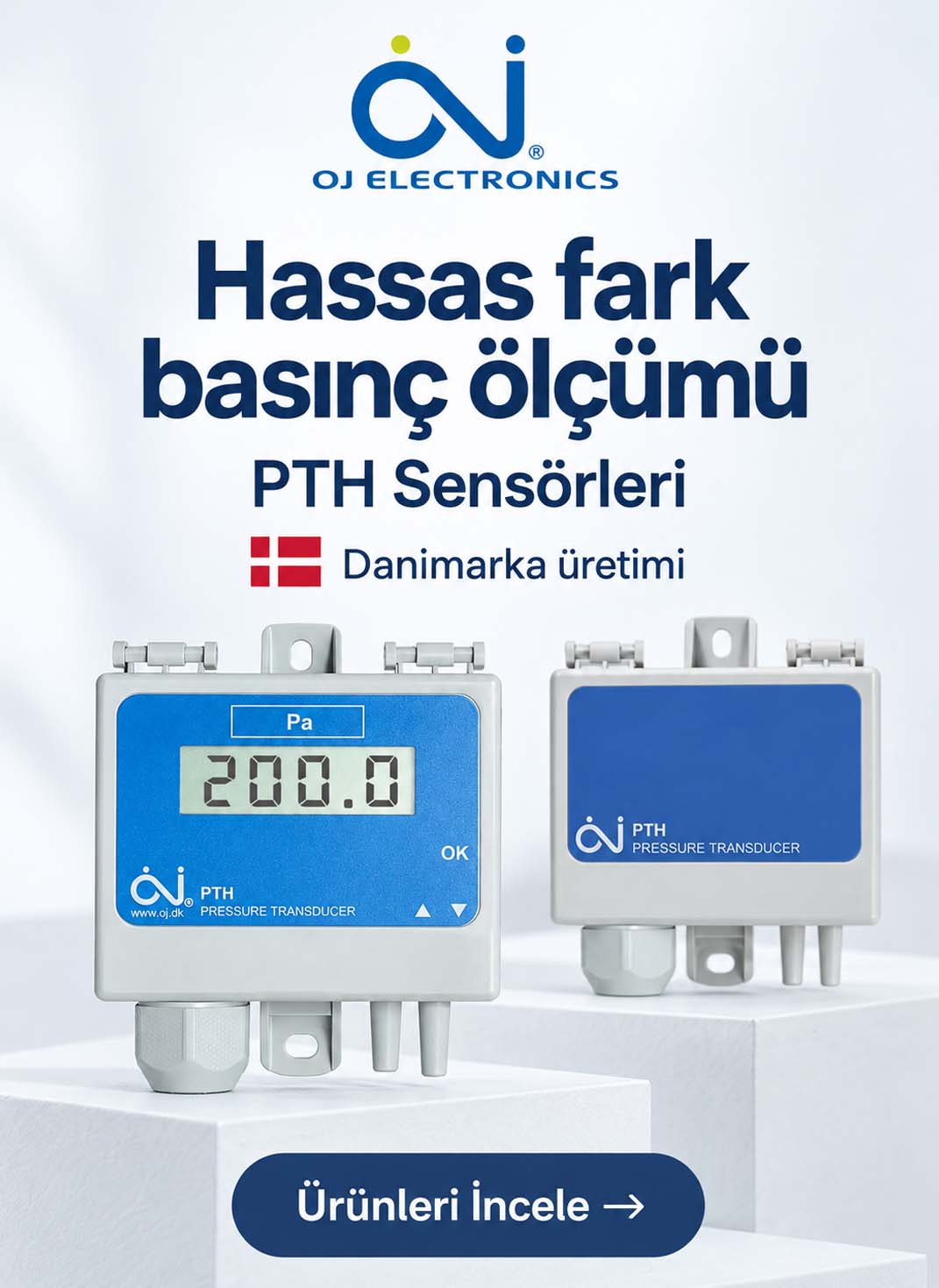 OJ Electronics fark basınç sensörleri