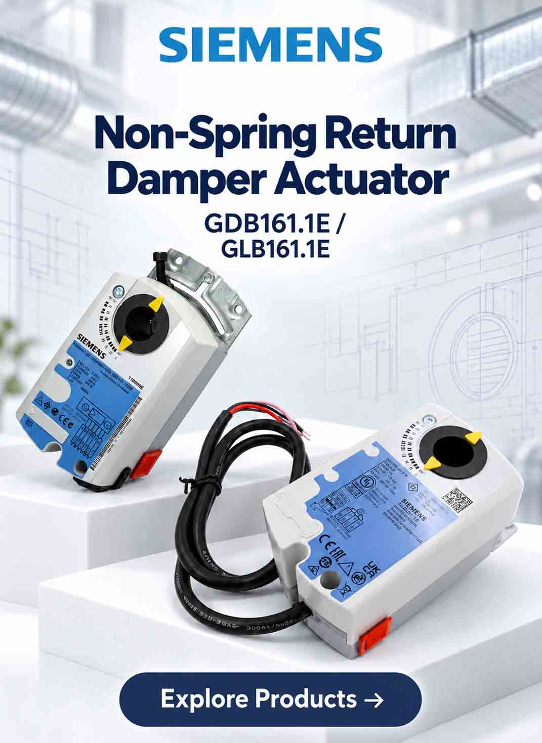 Siemens air damper actuators