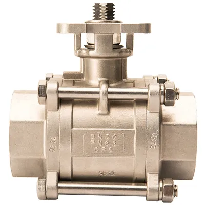 CF8M-2032 - Uniterm<br>Paslanmaz Küresel Vana Gövdesi - 2