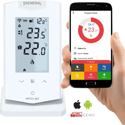 HT500-SET-1 - General<br>Kablosuz Yerden Isıtama ve Kombi Termostatı - 2
