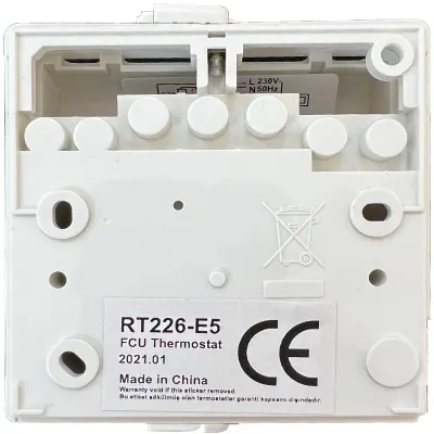 RT226-E5 - Hexa Controls<br>Mekanik Kombi ve Yerden Isıtama Termostatı - 3