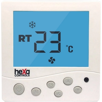 RT226-R4-B - Hexa Controls<br>Dijital Fan Coil Oda Termostatı - 2