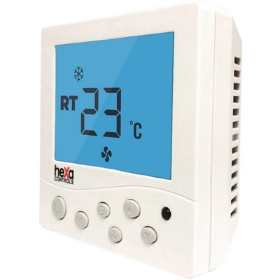 RT226-R4-B - Hexa Controls<br>Dijital Fan Coil Oda Termostatı - 5
